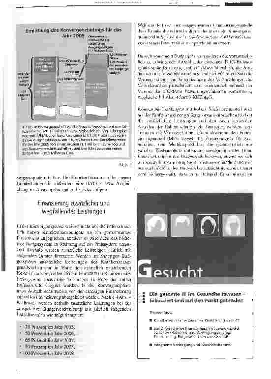 Vorschauseite 4: Veränderte Rahmenbedingungen für die Konvergenzphase2. FPÄndG am 1. Januar 2005 in Kraft getreten