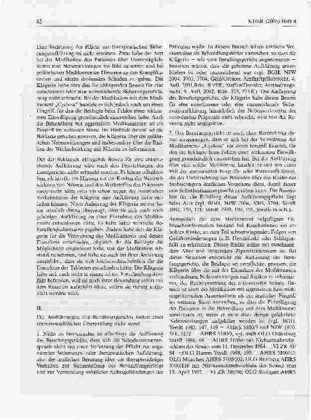 Vorschauseite 2: Bei möglichen schwerwiegenden Nebenwirkungen eines Medikaments istneben dem Hinweis in der Gebrauchsinformation des Pharmaherstellersauch eine Aufklärung durch den das Medikament…