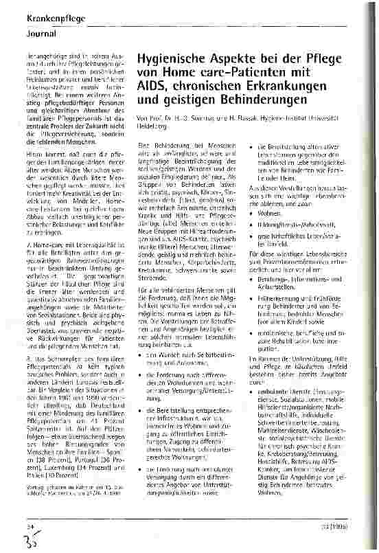 Vorschauseite 2: Das zentrale Problem der Zukunft ist nicht die Pflegeversicherung, sondern die fehlenden Menschen