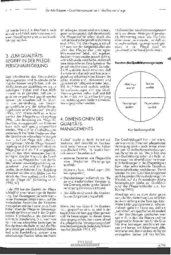 Vorschauseite 3: Qualitätsmanagement in der stationären Krankenpflege