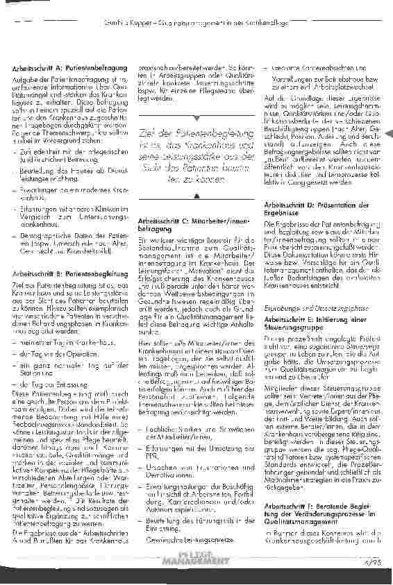 Vorschauseite 5: Qualitätsmanagement in der stationären Krankenpflege