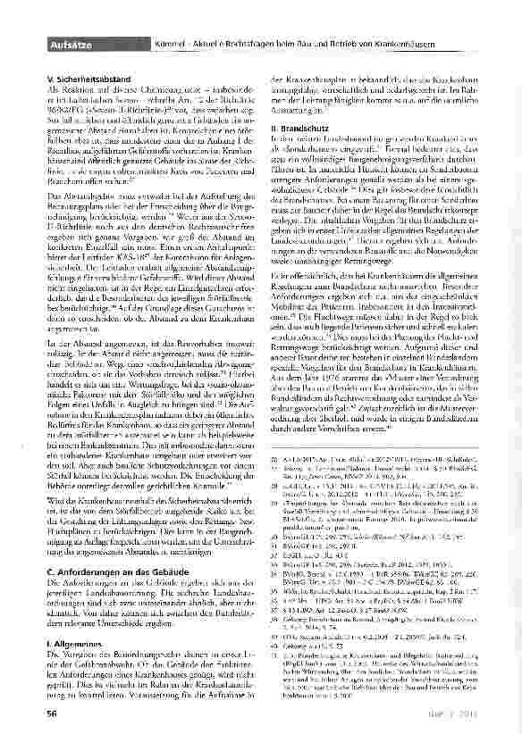 Vorschauseite 4: Aktuelle Rechtsfragen beim Bau und Betrieb von Krankenhäusern