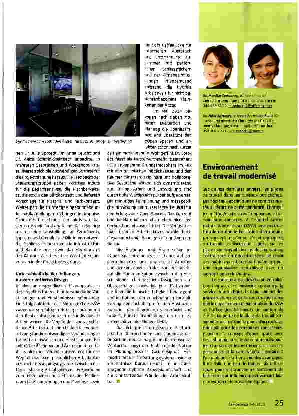 Vorschauseite 2: Hybride Arbeitslandschaft im Spital