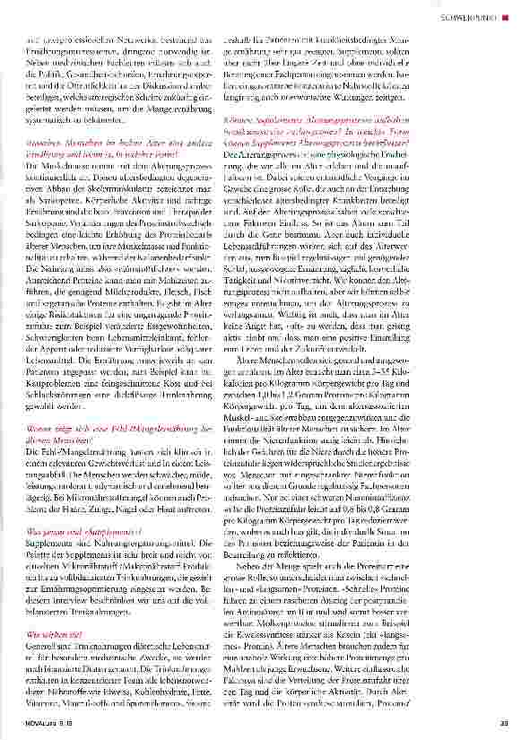 Vorschauseite 2: NOVAcura fragt nach!