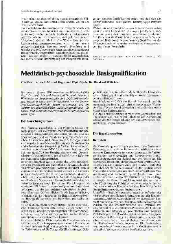 Vorschauseite 4: Weiterbildung zur Leitung einer Pflegegruppe