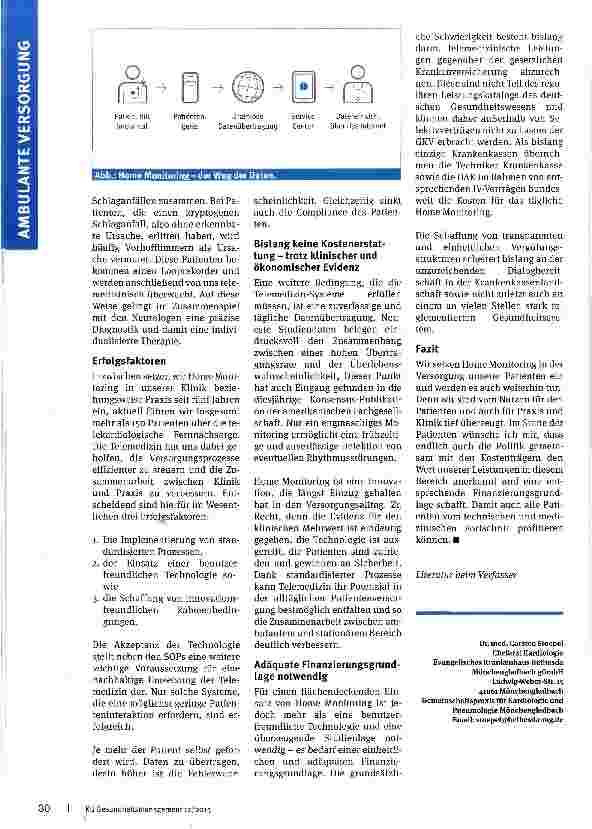 Vorschauseite 3: Patientenversorgung verbessern, Zusammenarbeit stärken