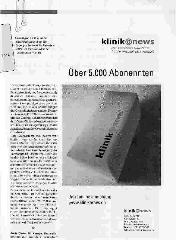 Vorschauseite 2: GESUNDHEITSKARTEVorbild EC-Karte