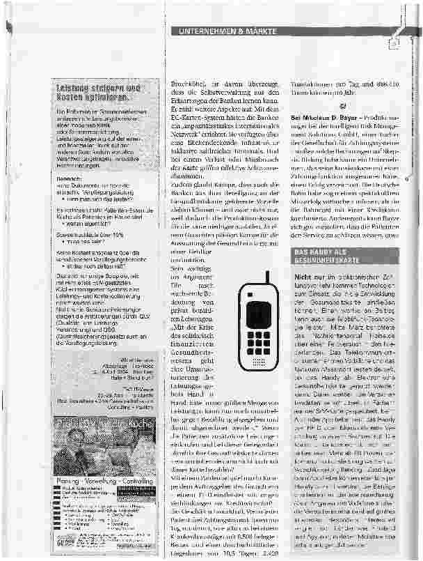 Vorschauseite 3: GESUNDHEITSKARTEVorbild EC-Karte