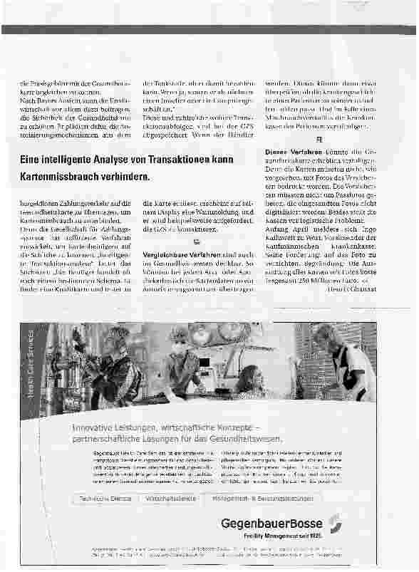 Vorschauseite 4: GESUNDHEITSKARTEVorbild EC-Karte