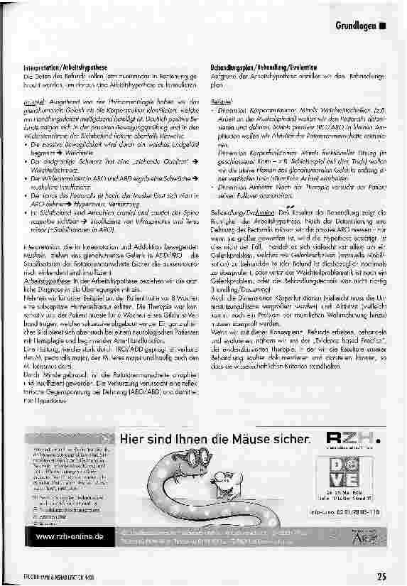 Vorschauseite 5: Praxisrelevanz von anatomischen und funktionellen Bewegungsachsen