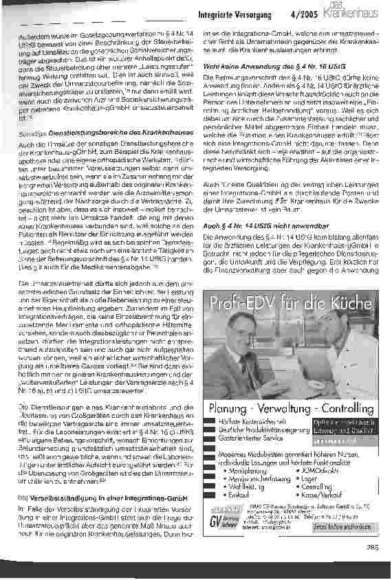 Vorschauseite 5: Gemeinnützige Krankenhäuser: rechtliche Umsetzung einer Integrierten Versorgung