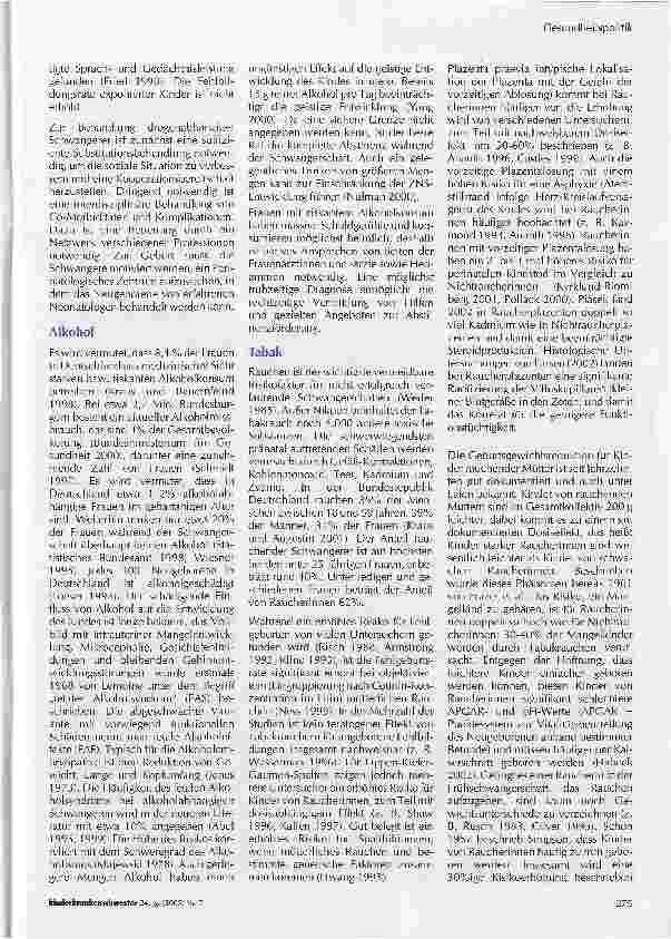 Vorschauseite 2: Schwangerschaft und Sucht