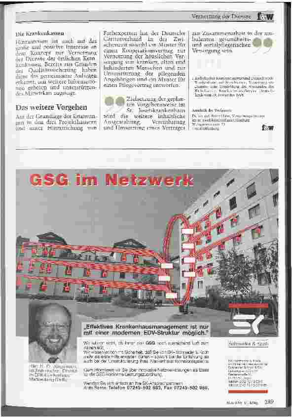 Vorschauseite 5: Vernetzung der Dienste Eine Anund Herausforderung für das Krankenhaus