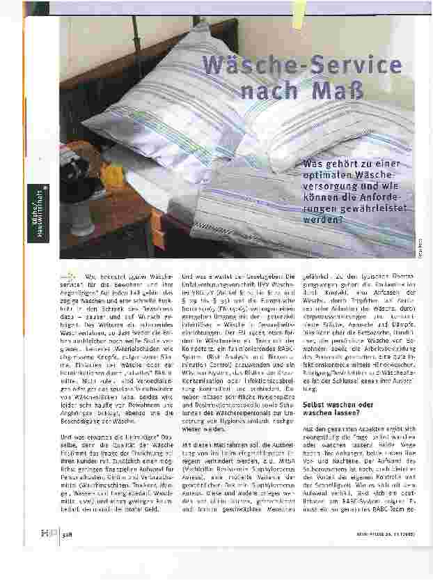 Vorschauseite 1: Wäsche-Service nach Maß