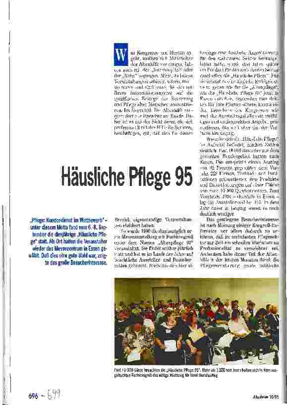 Vorschauseite 1: Häusliche Pflege 95