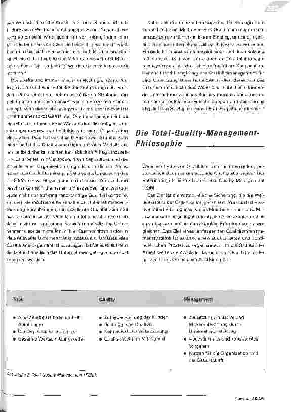 Vorschauseite 3: Qualität ist das Gegenteil von Zufall
