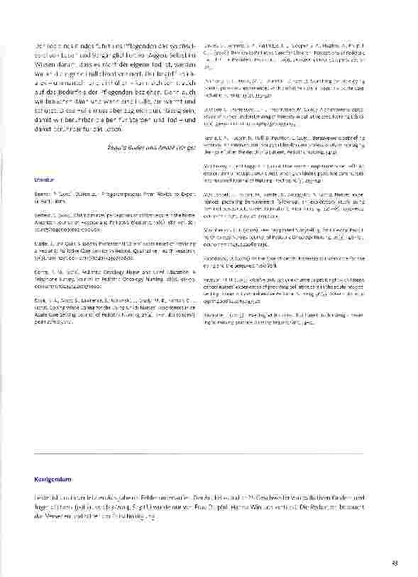 Vorschauseite 4: KINDER UND PALLIATIVE CARE (FORTSETZUNG) Wenn Kinder sterben - Pädiatrische Palliative Care im Spannungsfeldzwischen Nähe und professioneller Distanz