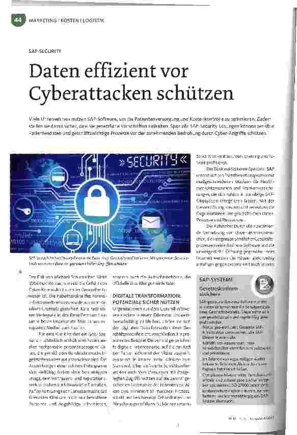 Vorschauseite 1: Daten effizient vor Cyberattacken schützen