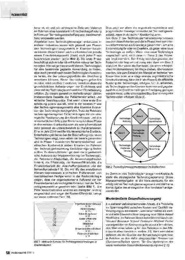 Vorschauseite 2: Weitorientierung im Technologiemanagement von Krankenhäusern