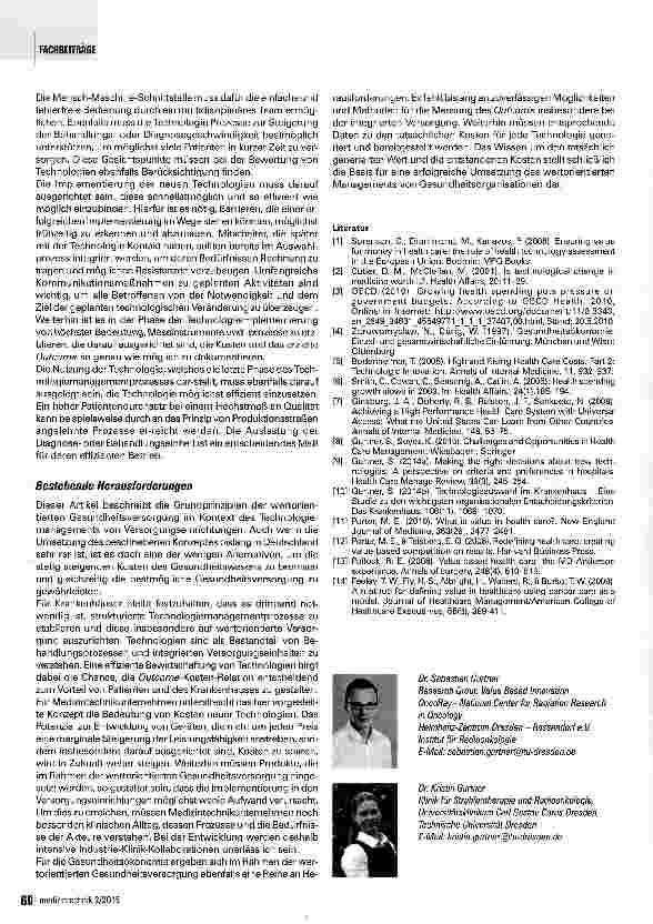 Vorschauseite 4: Weitorientierung im Technologiemanagement von Krankenhäusern