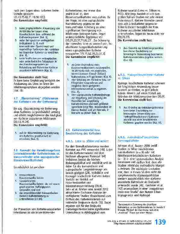 Vorschauseite 5: Prävention und Kontrolle Katheterassoziierter Harnwegsinfektionen