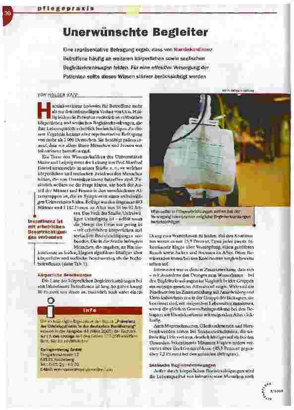 Vorschauseite 1: Unerwünschte Begleiter