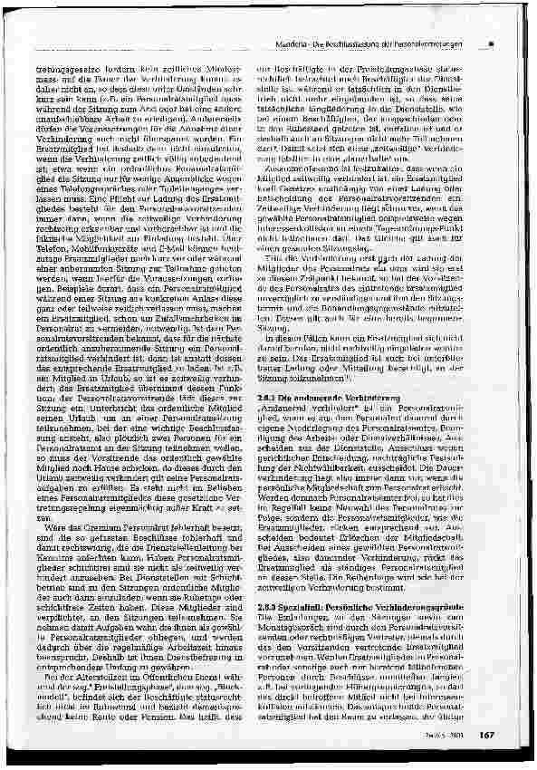 Vorschauseite 4: Die Beschlussfassung der Personalvertretungen