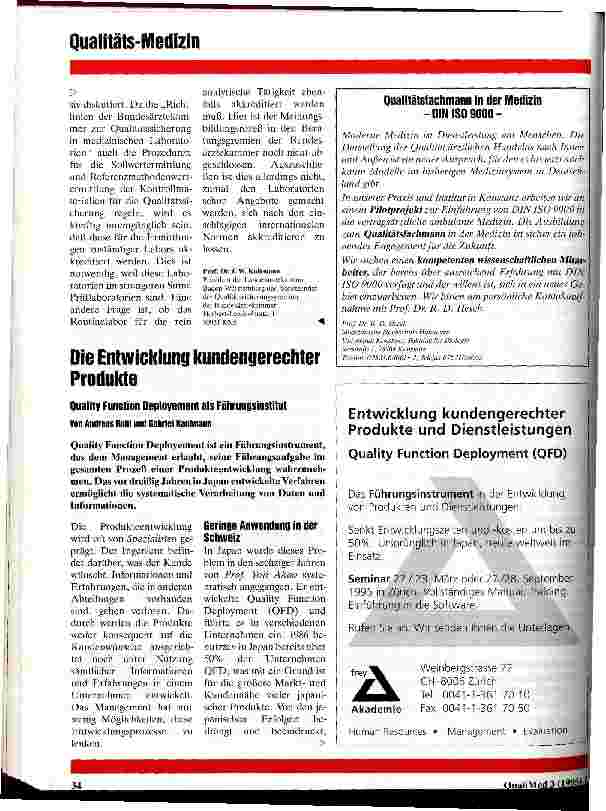 Vorschauseite 2: Qualitätssicherung in medizinischen Laboratorien