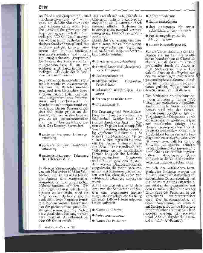 Vorschauseite 5: Die Implementierung von Diagnosenstatistiken in Krankenhäusern