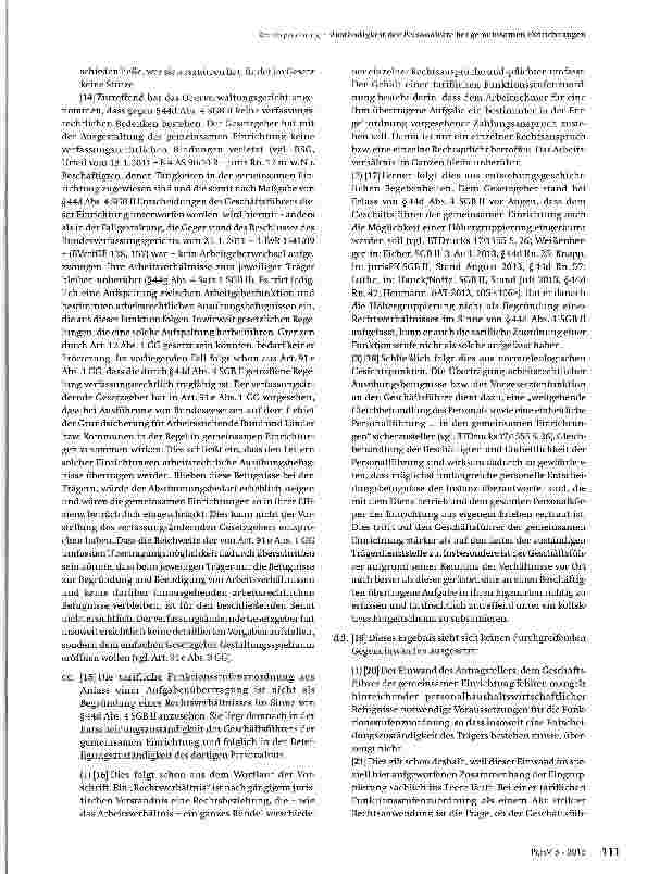Vorschauseite 4: Zuständigkeit der Personalräte bei gemeinsamen Einrichtungen