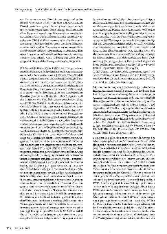 Vorschauseite 5: Zuständigkeit der Personalräte bei gemeinsamen Einrichtungen