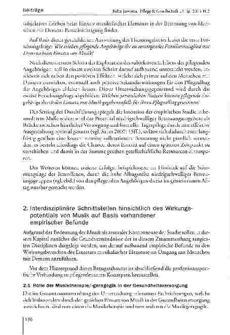Vorschauseite 4: Die Auswirkungen musikalischer Interventionen auf Menschen mit Demenz in niedrigschwelligen Betreuungsgruppen: Eine qualitative Studie über das Erleben pflegender Angehöriger