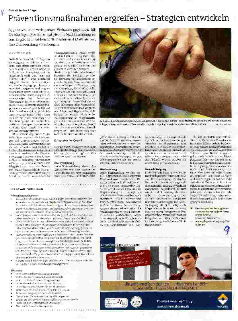 Vorschauseite 1: Präventionsmaßnahmen ergreifen - Strategien entwickeln