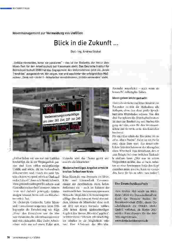 Vorschauseite 1: Bück in die Zukunft