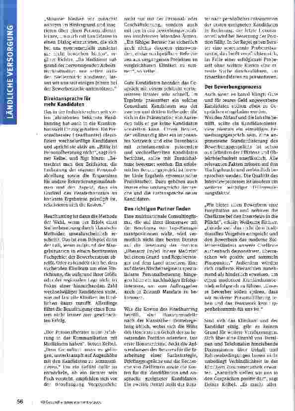 Vorschauseite 3: Attraktive Arbeitgeber in der Provinz - (K)ein Widerspruch?