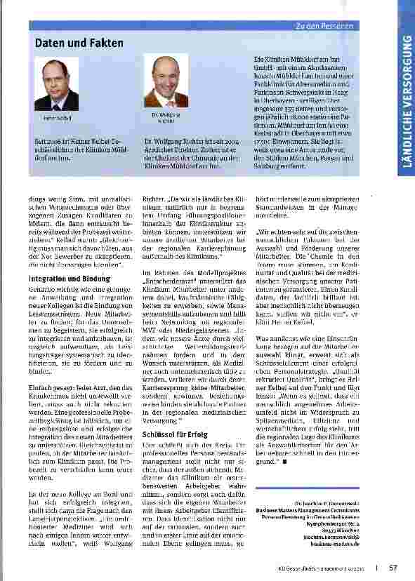 Vorschauseite 4: Attraktive Arbeitgeber in der Provinz - (K)ein Widerspruch?
