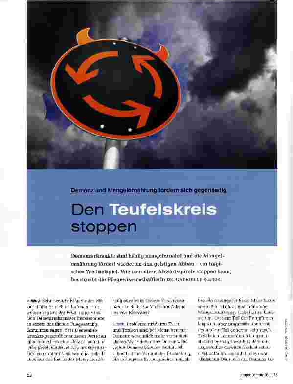 Vorschauseite 1: Den Teufelskreis stoppen
