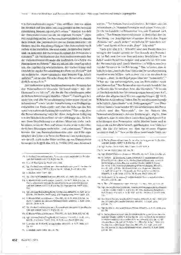 Vorschauseite 6: Dienststellenleiter und Personalratsvorsitzender -Führungs-Tandem und soziale Gegenspieler