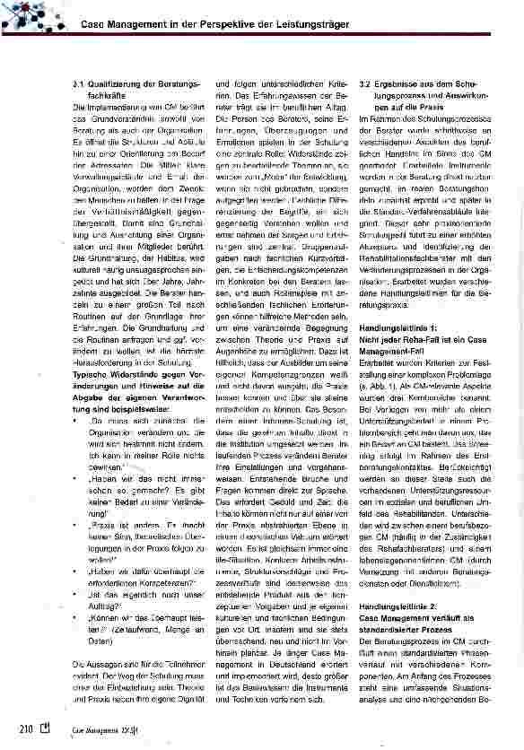 Vorschauseite 5: Case Management in der Perspektive der Leistungsträger