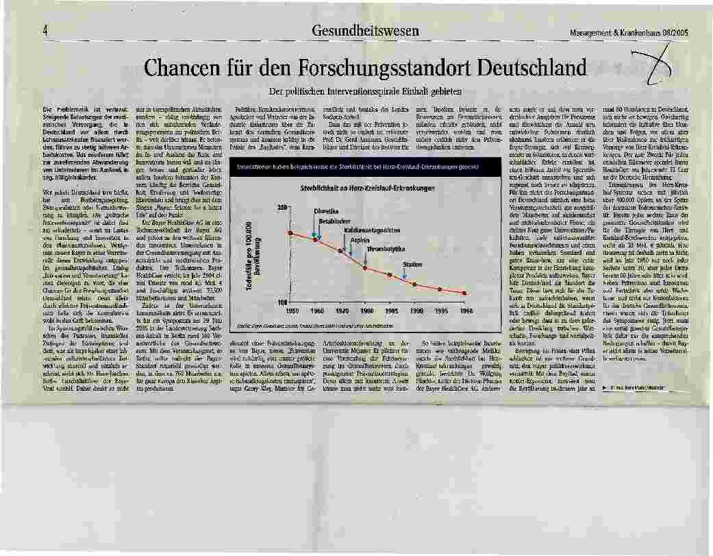 Vorschauseite 1: Chancen für den Forschungsstandort Deutschland