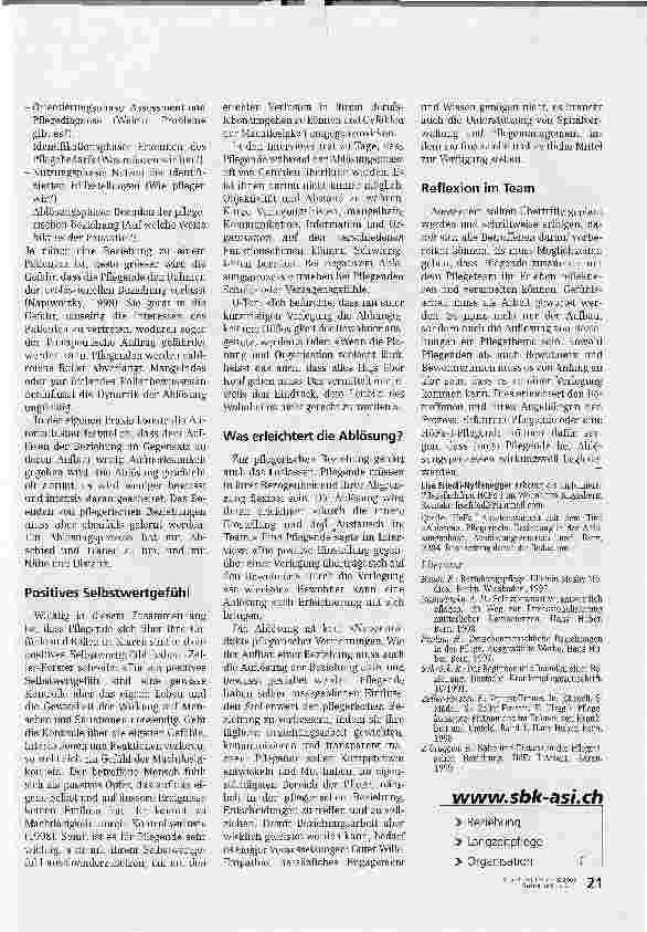 Vorschauseite 2: Den Ablösungsprozess bewusst gestaltenPflegerische Beziehung