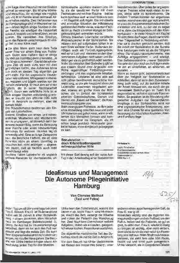 Vorschauseite 4: Aus dem Alltag einer Sozialstation