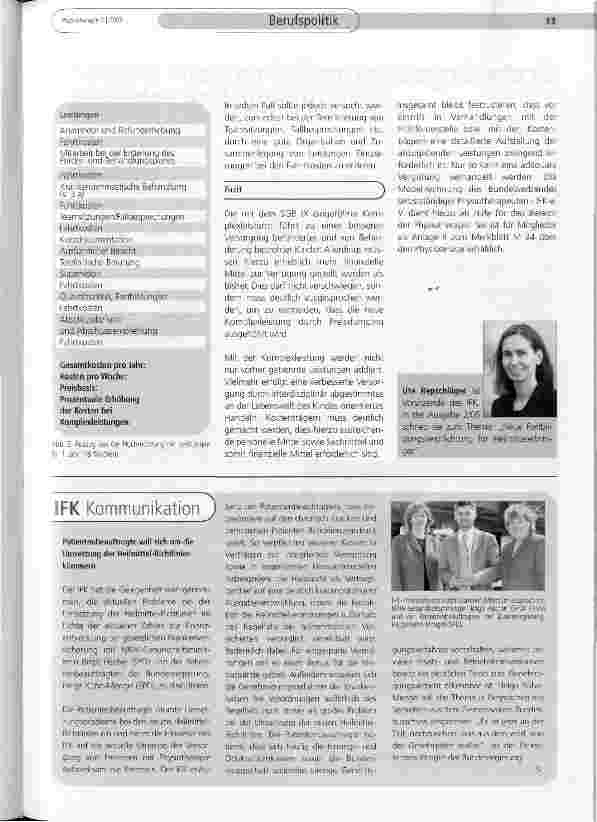 Vorschauseite 3: Kostenplan zur Frühförderung / Komplexleistungen