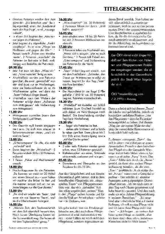 Vorschauseite 2: Der Pflegeheimskandal und die politische Verantwortung