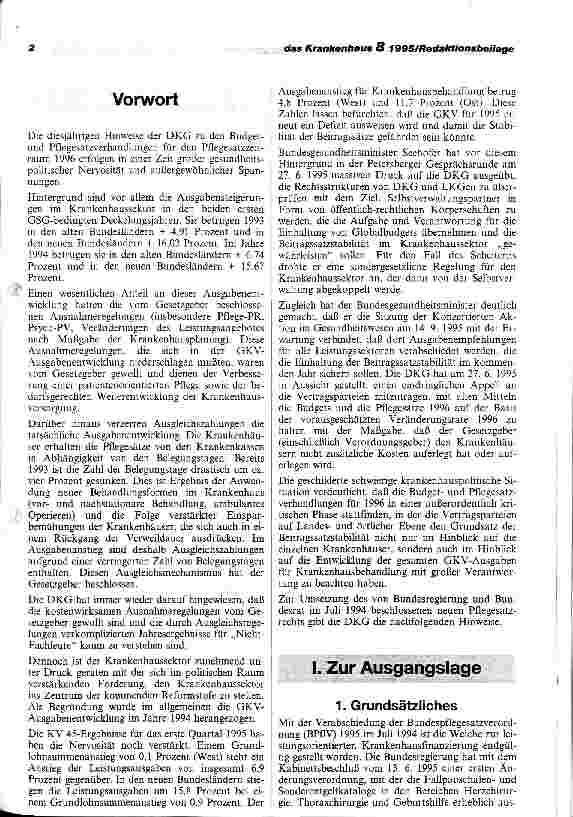 Vorschauseite 1: Hinweise der DKG zur Umsetzung des von Bundestag und Bundesrat beschlossenen neuen Pflegesatzrechts
