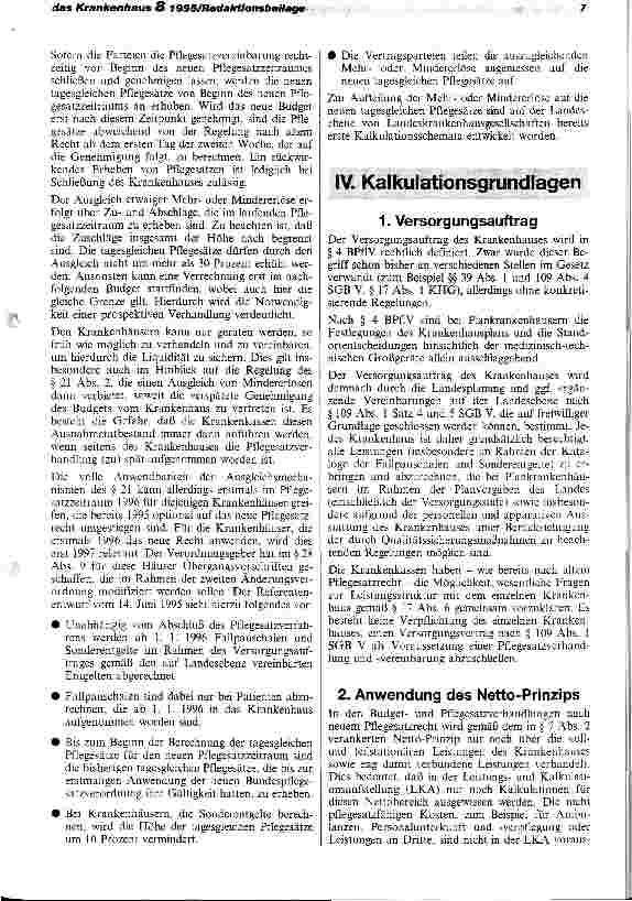 Vorschauseite 6: Hinweise der DKG zur Umsetzung des von Bundestag und Bundesrat beschlossenen neuen Pflegesatzrechts