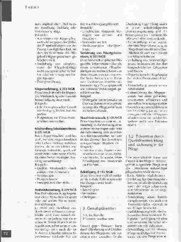 Vorschauseite 3: Erscheinungsformen von Gewalt und Gewaltprävention in pflegenden Beziehungen