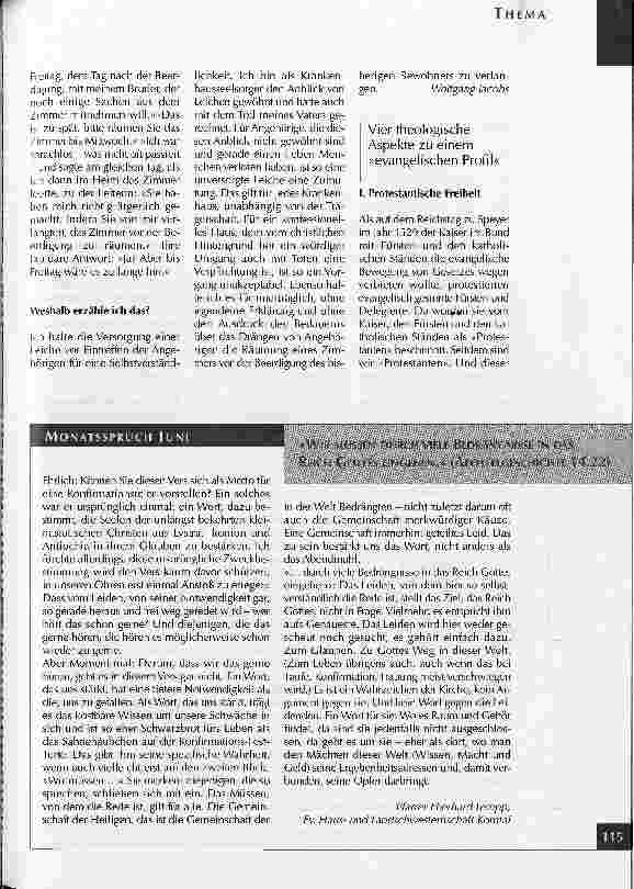 Vorschauseite 2: Was ist das Evangelische an einem evangelischen Krankenhaus?
