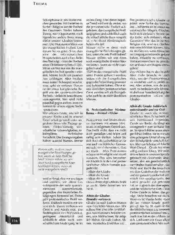 Vorschauseite 3: Was ist das Evangelische an einem evangelischen Krankenhaus?