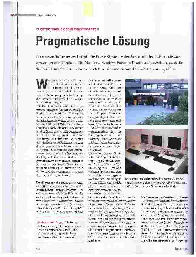 Vorschauseite 1: Pragmatische Lösung